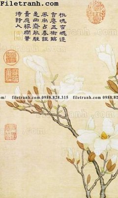 Mua file tranh gốc Dong hoa va chim moi cua Trung Quoc 195 tại Filetranh.com