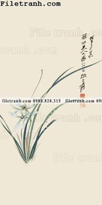 Download file gốc Dong hoa va chim moi cua Trung Quoc 265 (in lụa) tranh 3D