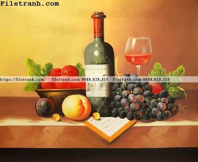 File gốc Dong tranh son dau co dien Chau Au 115 (in tráng gương) hiện đại