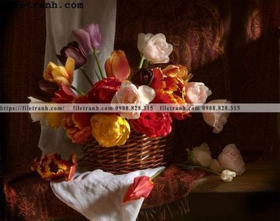 File PSD Dong tranh son dau co dien Chau Au 122 (gốc) nhiều lớp (multi-layer)