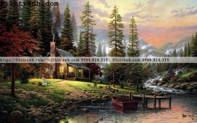 File in trần Dong tranh son dau co dien Chau Au 223 (bản gốc) bầu trời