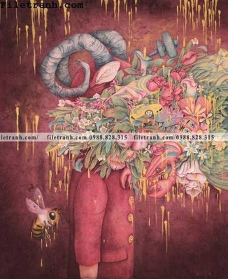 File gốc Dong tranh son dau co dien Chau Au 235 (in mica) làm quà tặng