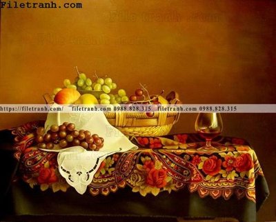 File PSD Dong tranh son dau co dien Chau Au 248 (bản gốc) độ phân giải cao