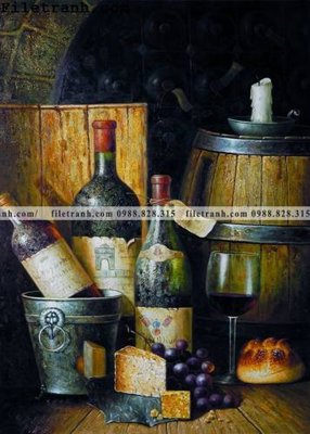 File gốc Dong tranh son dau co dien Chau Au 249 (in mica) trang trí