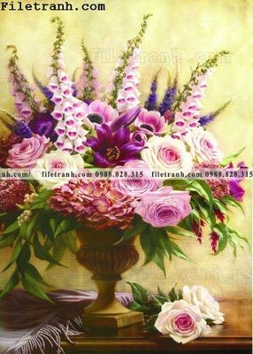 Hình ảnh file gốc in lụa Dong tranh son dau co dien Chau Au 251