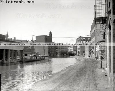 File gốc Erie Canal_ 1910 (in 3D) nghệ thuật