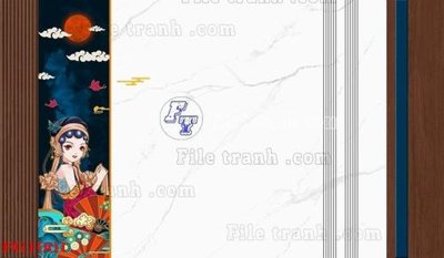 File gốc File in tranh tường hiện đại FG1001 (in ấn) không giới hạn