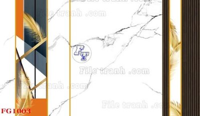File in lụa File in tranh tường hiện đại FG1003 (tân cổ điển) File in tranh tường hiện đại FG1003