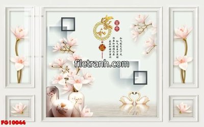 File gốc File in tranh tường hiện đại FG10044 (in mica) làm quà tặng