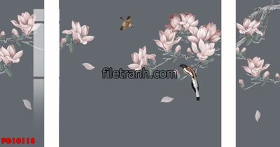 File tranh File in tranh tường hiện đại FG10118 (gốc) phong cách tối giản