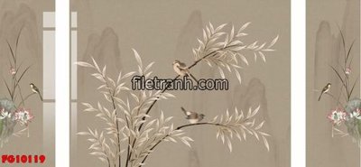 File tranh File in tranh tường hiện đại FG10119 (gốc) in trên kính