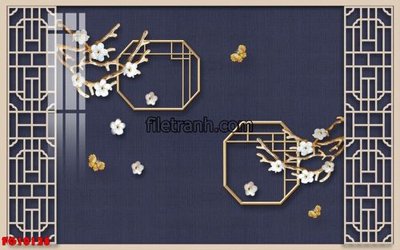 File gốc File in tranh tường hiện đại FG10128 (ảnh chi tiết) để in lụa