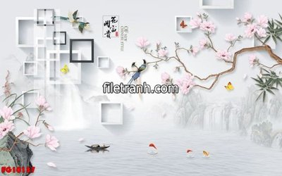 File tranh in mica File in tranh tường hiện đại FG10137 (độ phân giải cao)