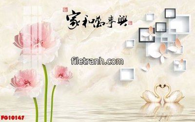 File tranh File in tranh tường hiện đại FG10147 (bản gốc) in lụa dán tường