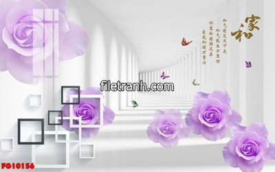 File in lụa File in tranh tường hiện đại FG10156 (phong cảnh) File in tranh tường hiện đại FG10156