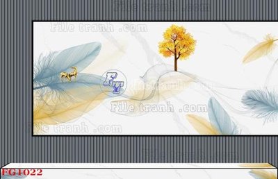 File PSD File in tranh tường hiện đại FG1022 (bản gốc) dễ dàng edit
