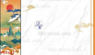 File gốc File in tranh tường hiện đại FG1027 (in mica) làm quà tặng