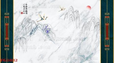 File tranh File in tranh tường hiện đại FG1032 (gốc) chủ đề động vật