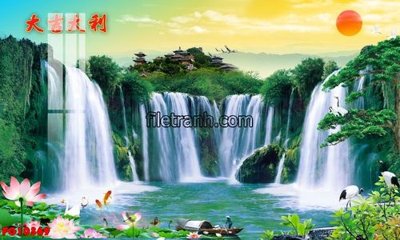 Download file gốc File in tranh tường hiện đại FG10369 (in mica) trong suốt