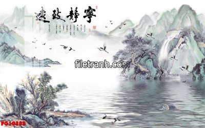 Tải file File in tranh tường hiện đại FG10383 (gốc) in tranh tráng gương