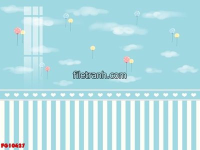 File gốc File in tranh tường hiện đại FG10427 (trang trí) phòng trẻ em