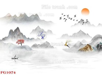 File gốc in ấn File in tranh tường hiện đại FG1074 chuẩn màu CMYK