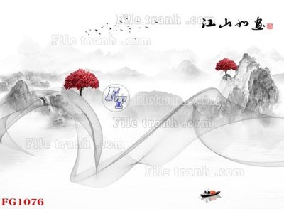 Tải xuống file tranh gốc File in tranh tường hiện đại FG1076 (PSD/TIFF)