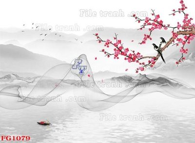 File PSD File in tranh tường hiện đại FG1079 (bản gốc) cho nhà in