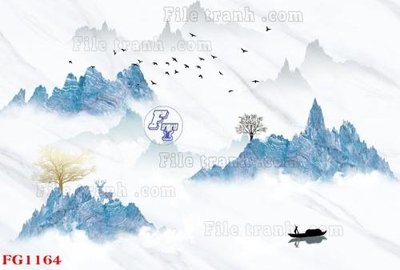 File PSD in ấn File in tranh tường hiện đại FG1164 (chất lượng cao)