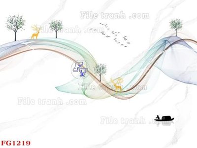Ảnh gốc File in tranh tường hiện đại FG1219 (siêu chi tiết) để in ấn
