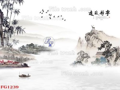 File gốc File in tranh tường hiện đại FG1239 cho in ấn và thiết kế