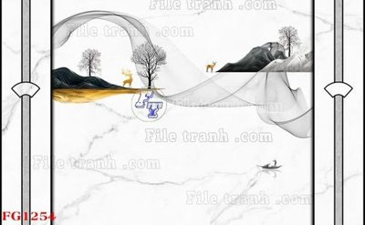 File gốc in ấn File in tranh tường hiện đại FG1254 chất lượng vượt trội