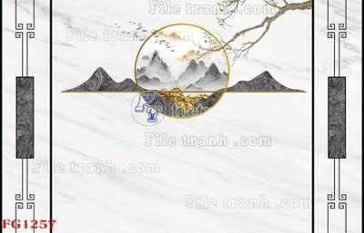 File tranh File in tranh tường hiện đại FG1257 (gốc) chủ đề tĩnh vật