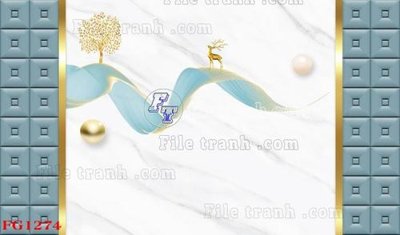 File in trần File in tranh tường hiện đại FG1274 (bản gốc) trời sao