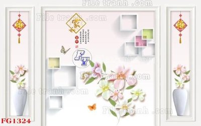 Hình ảnh file gốc File in tranh tường hiện đại FG1324 cho in UV
