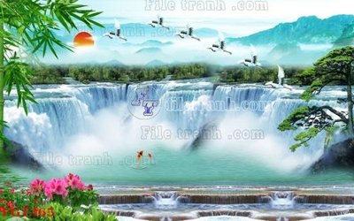 Ảnh mô tả file gốc in mica File in tranh tường hiện đại FG1365