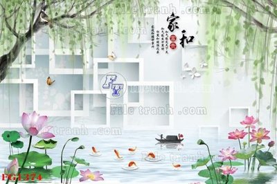 File gốc in ấn File in tranh tường hiện đại FG1374 chuẩn màu CMYK