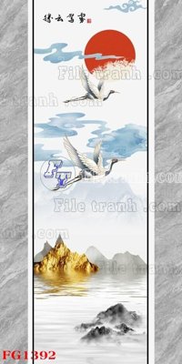 File gốc File in tranh tường hiện đại FG1392 (in ấn) không giới hạn