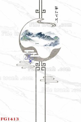 File gốc File in tranh tường hiện đại FG1413 (phong cách) tối giản