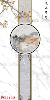 File ảnh File in tranh tường hiện đại FG1418 (gốc) in standee