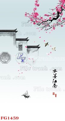 File ảnh File in tranh tường hiện đại FG1459 (gốc) trang trí khách sạn