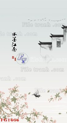 Tải file File in tranh tường hiện đại FG1464 (gốc) in nhanh