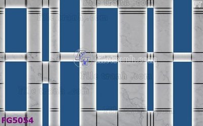 File tranh File in tranh tường hiện đại FG5054 (bản gốc) in lụa 3D