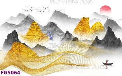 Hình ảnh file gốc File in tranh tường hiện đại FG5064 cho in UV
