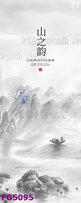 File tranh File in tranh tường hiện đại FG5095 (bản gốc) treo tường