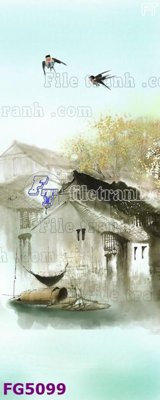 File gốc File in tranh tường hiện đại FG5099 cho in ấn và thiết kế