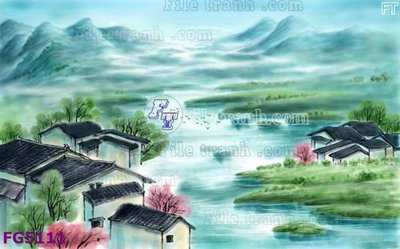 File gốc File in tranh tường hiện đại FG5111 (AI/EPS) cho in ấn