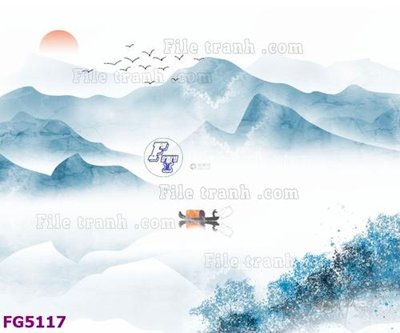 File gốc File in tranh tường hiện đại FG5117 (dành cho trang trí nội thất)