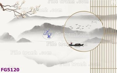 File tranh File in tranh tường hiện đại FG5120 (bản gốc) in canvas