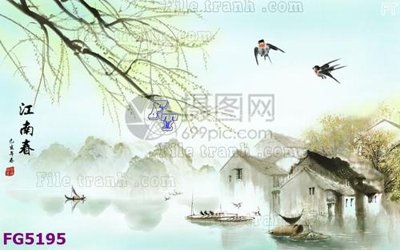 File tranh gốc File in tranh tường hiện đại FG5195 chủ đề hiện đại